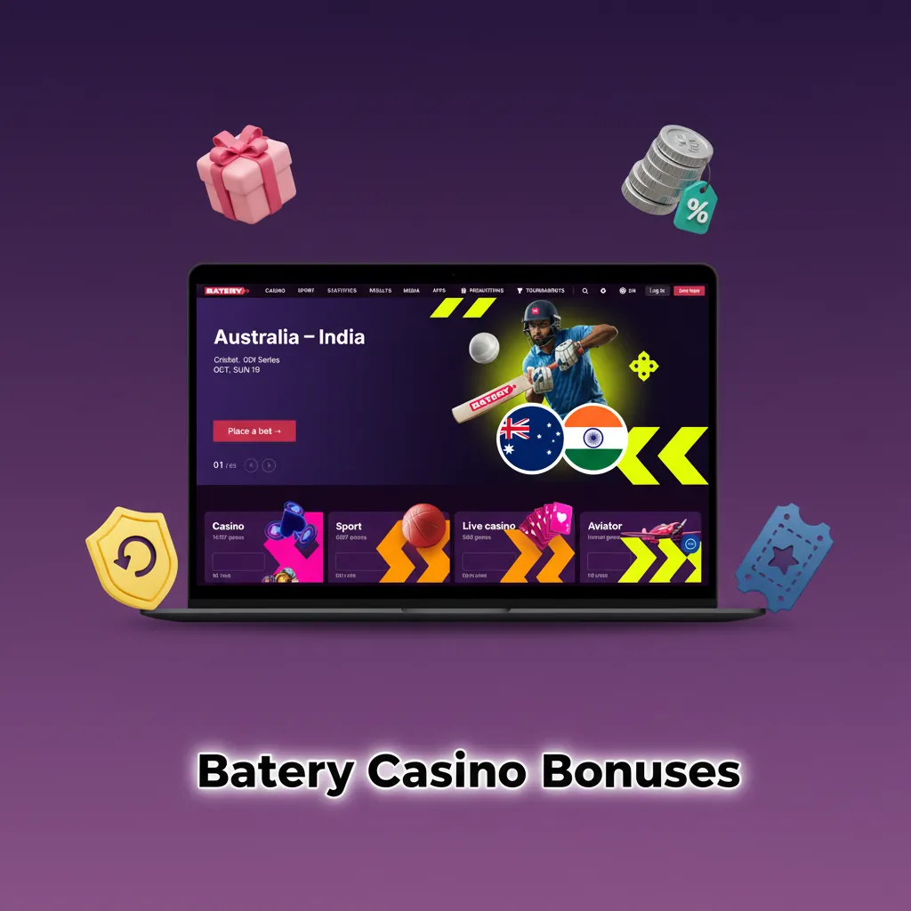 Batery Casino bonuses: 50% weekly slots reload, weekend free spins, Mon cashback, Drops & Wins, high roller, Game of Week.