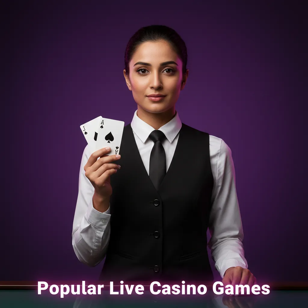 Popular live casino games in India: Andar Bahar, Teen Patti, Roulette; friendly dealers, HD streaming on mobile or desktop.