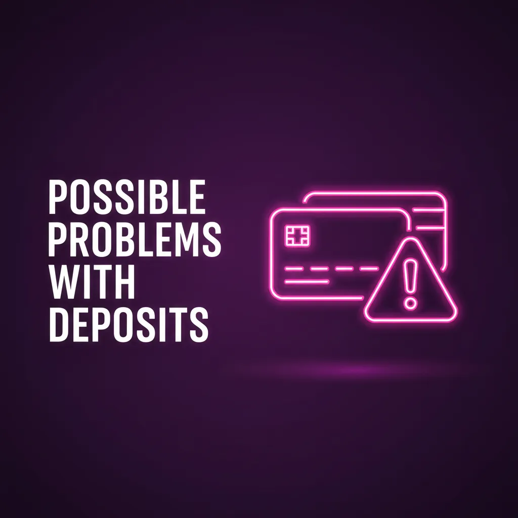 Possible Problems with Deposits: fixes for UPI timeout, card declined, limits, wrong VPA/wallet ID, KYC needed.