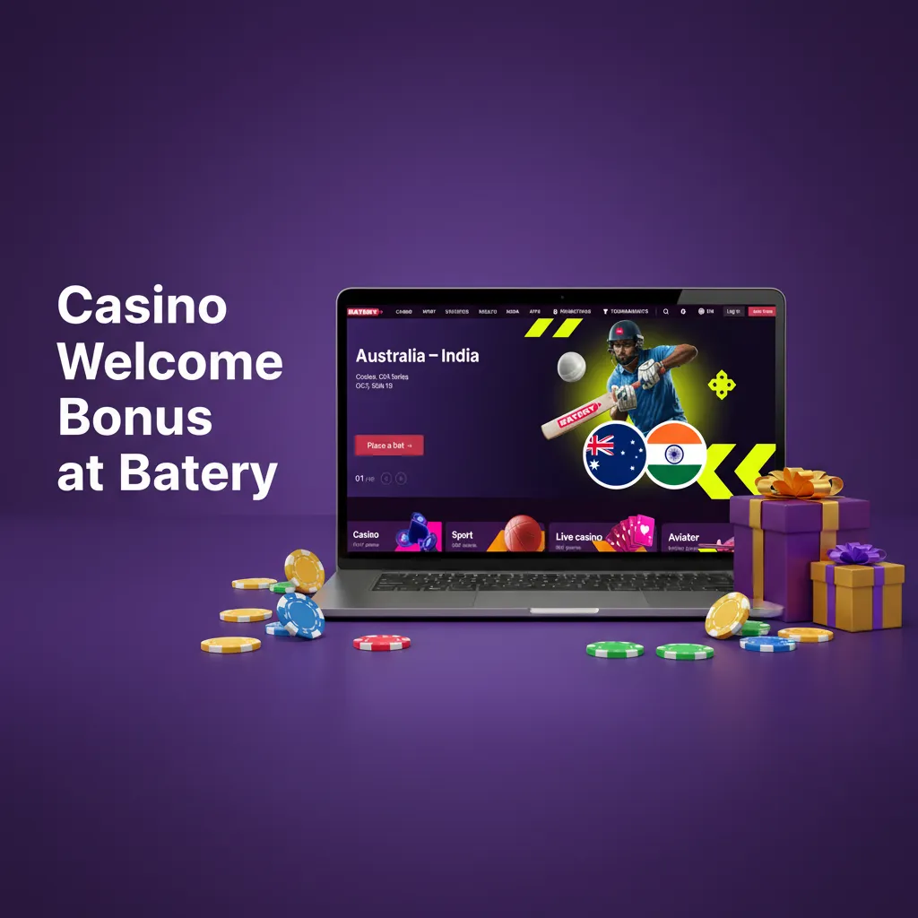 Batery Casino welcome offer: 500% + 430 free spins up to ₹150,000 for new India players. Min ₹500, 35x WR, T&Cs apply.