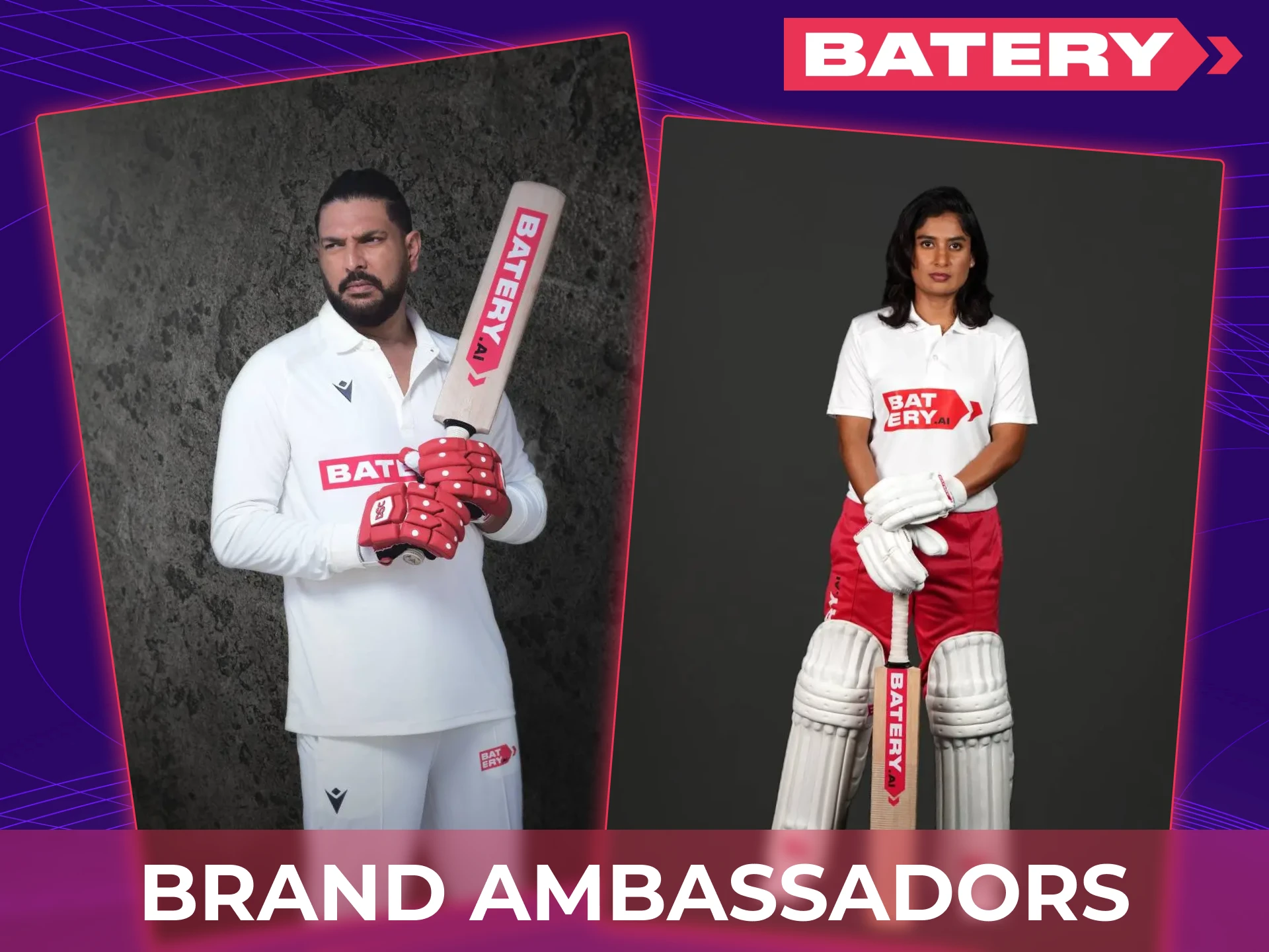 Baterybet highlights its commitment to Indian sports through partnerships with two legendary cricket ambassadors.