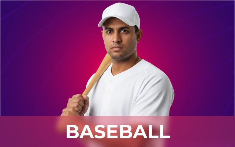 Place baseball bets on top leagues using official Batery software.